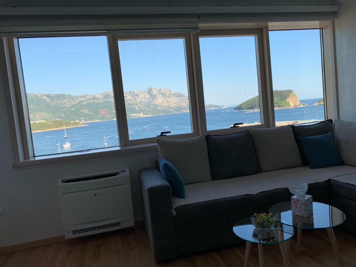 Panoramic Sea View 3-Bedroom Apartment 50 M From The Sea Budua Esterno foto